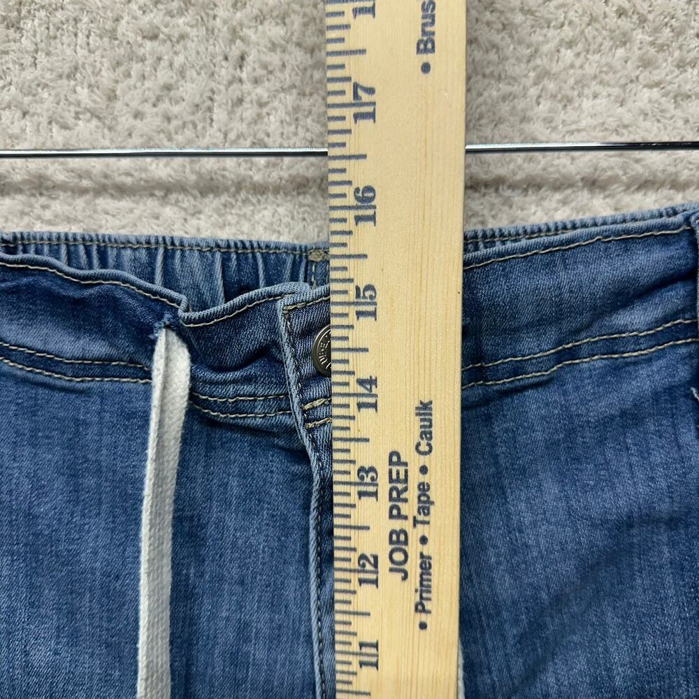 Judy Blue Women’s 22W Blue Denim Drawstring Jogger Jeans Elastic Waist - Picture 7 of 9